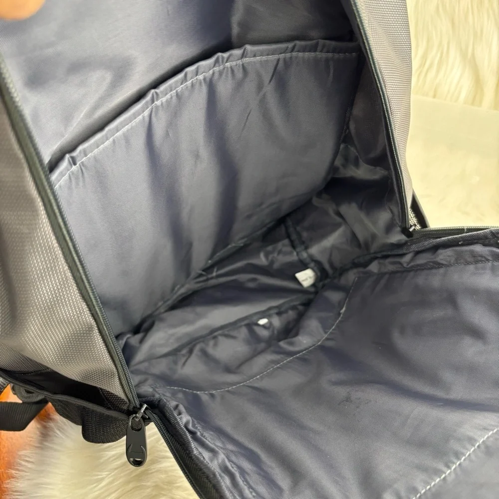 Champion Gray and Black Backpack with Reflective Trim
